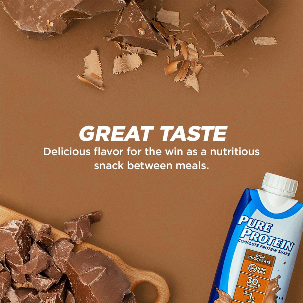 Rich Chocolate 30g Protein Shake 12 Ct H163