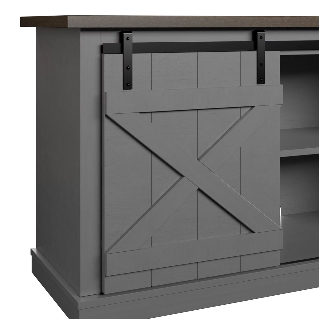 White Farmhouse TV Stand L849