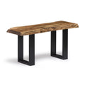 Natural Live Edge Wood 36" Bench I96599