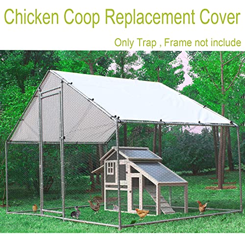 Waterproof Outdoor Metal Chicken Coop Cover 11.38’Lx6.33’W 2 Pack L474650