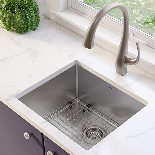 24 Inch 16 Gauge Undermount Single Bowl Laundry and Utility Sink H19709