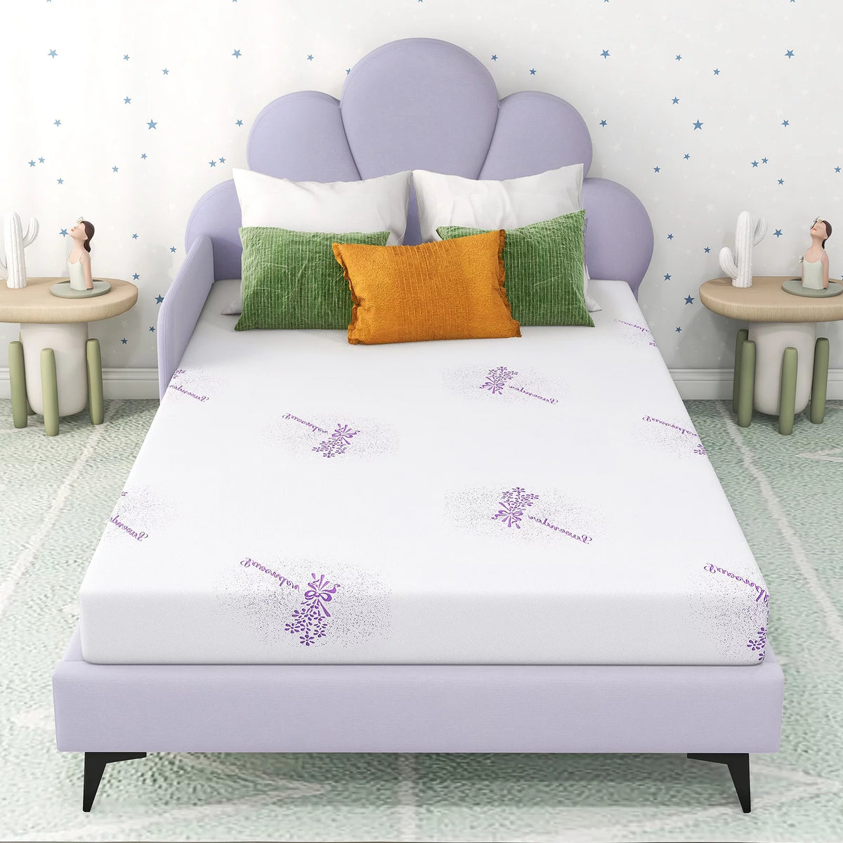 6 inch Gel Memory Foam Twin Mattress V4903