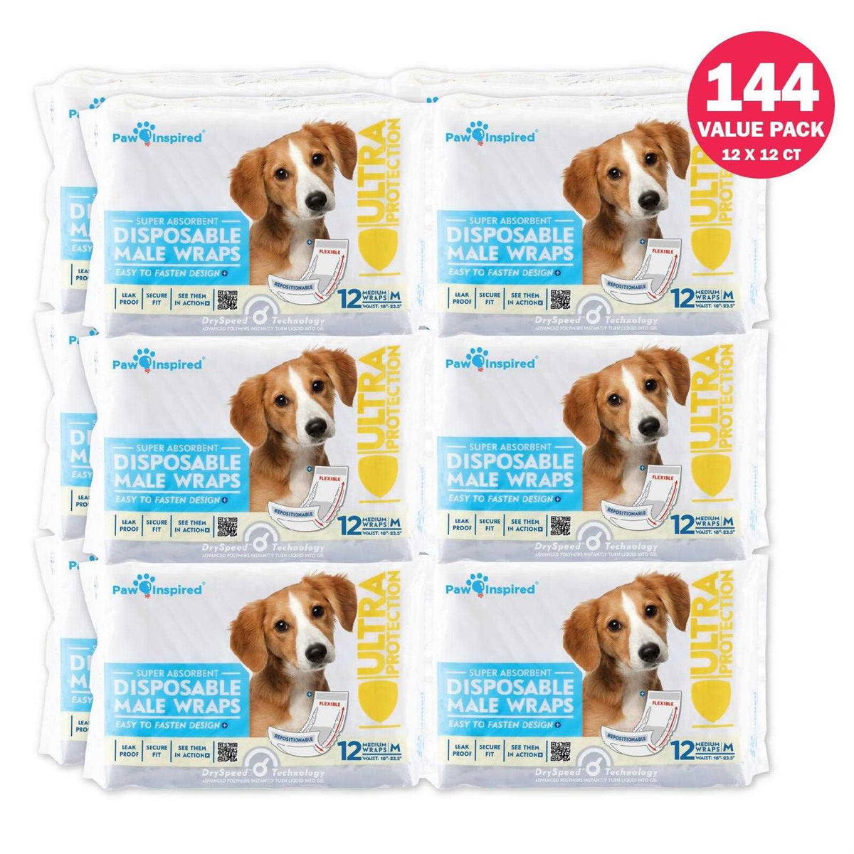 Disposable Belly Band Male Dog Wraps L490