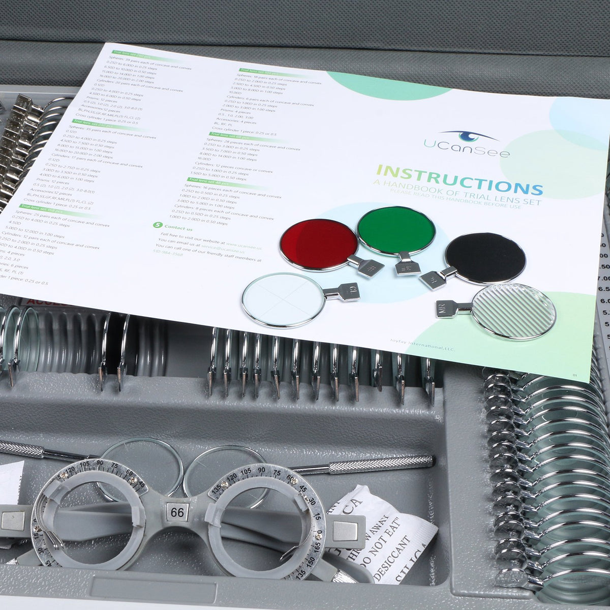 266 pcs Optical Trial Lens Set E75132