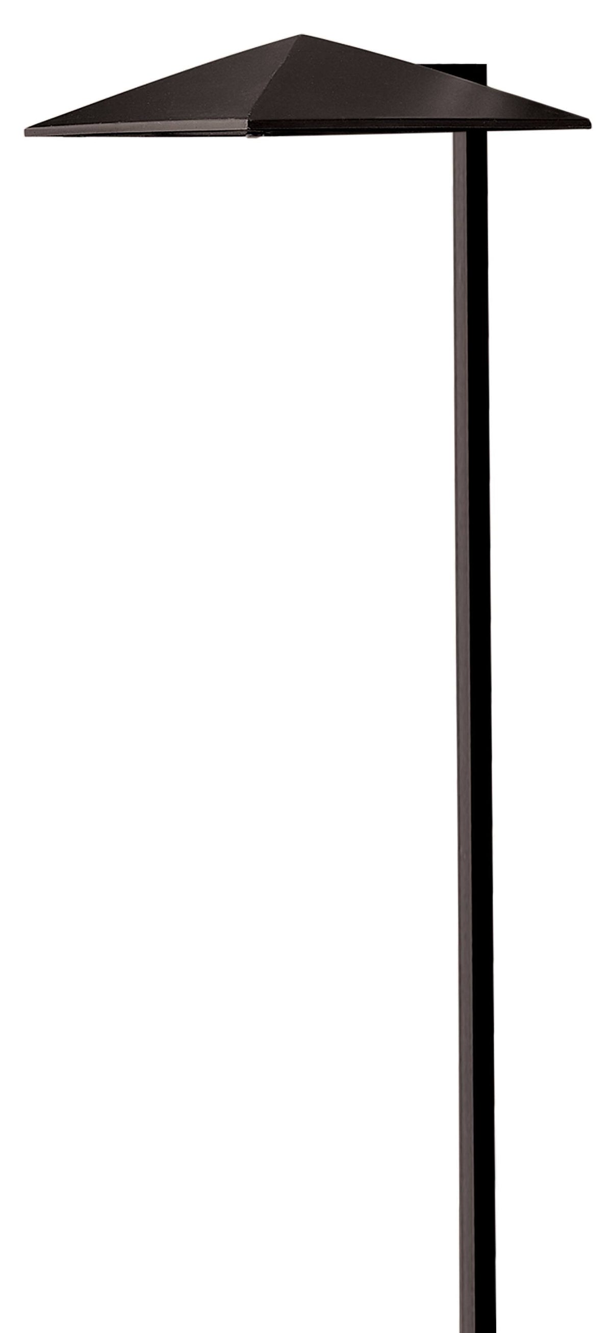 Satin Black Landscape Path Light P3429