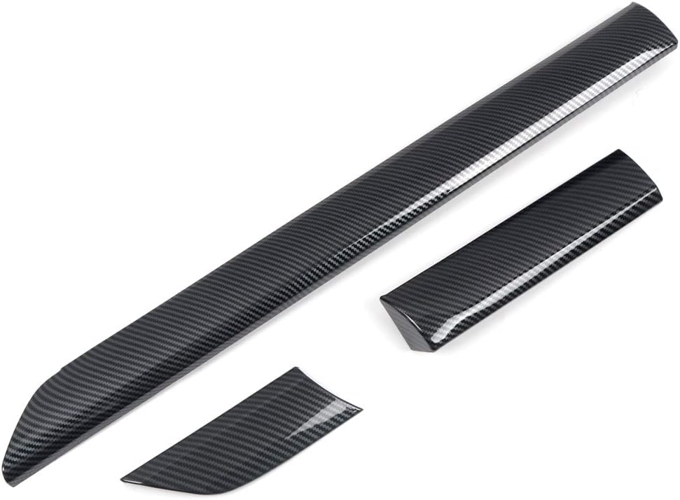 Toyota Tundra 2014-2021 Center Console Trim ABS Carbon Fiber Grain 3pcs P2176