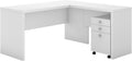 L Shaped Desk with Mobile File Cabinet G53524