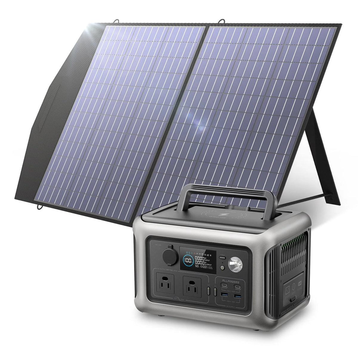 Portable Power Station 600W 299Wh LiFePO4 Battery I372805