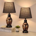 Pink Glass Dimmable Mushroom Table Lamp U245701