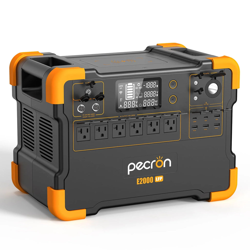 Portable Power Station 1920Wh 2000W LiFePO4 Battery E370291
