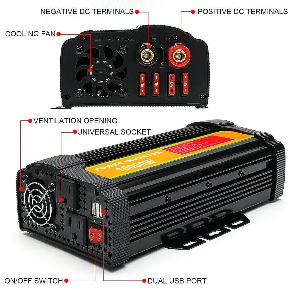 8000 Watts Pure Sine Wave Power Inverter X561397