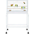 47 Flight Cage with Slide-Out Tray and Rolling Stand D52994