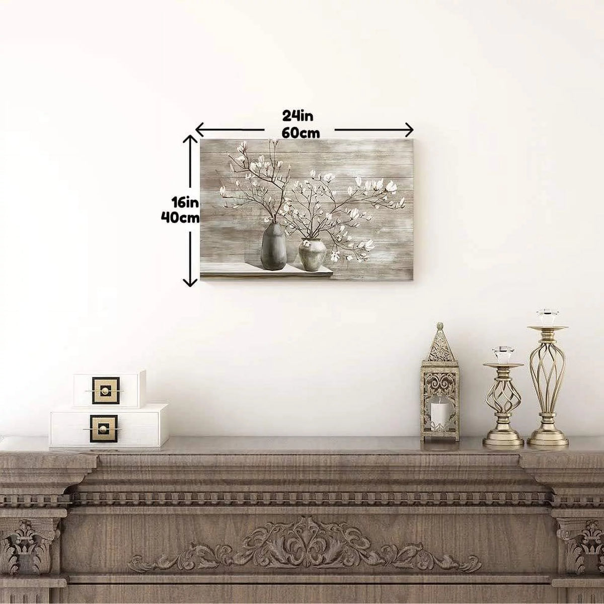 Canvas Flower Wall Art 16x24 inch E95340