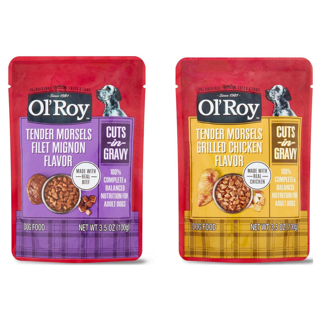 Cuts in Gravy Wet Dog Food Variety Pack O3089