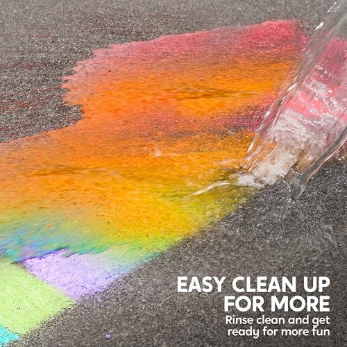 160 Pcs Non-Toxic Washable Jumbo Sidewalk Chalk Set X61865