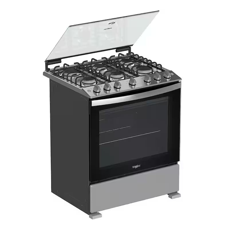 6-Burners Freestanding Gas Range in Silver C13864