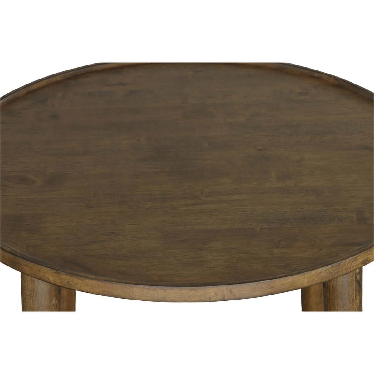 Wood Round Bar/Pub Table in Walnut Brown X8005