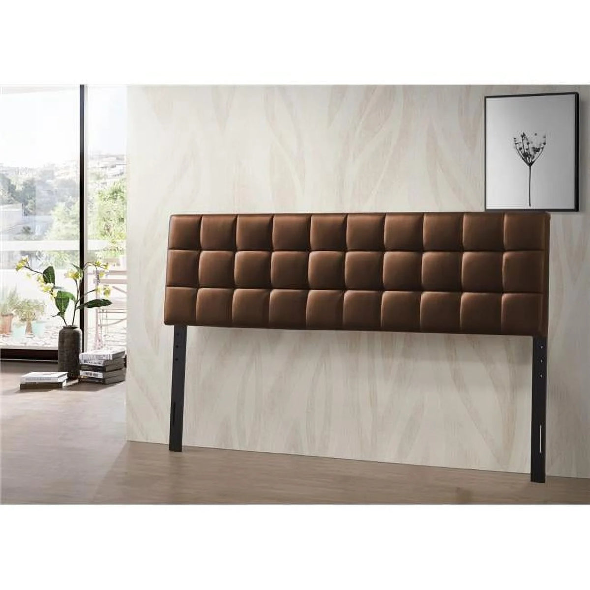 Brown King Size Adjustable Headboard A1228