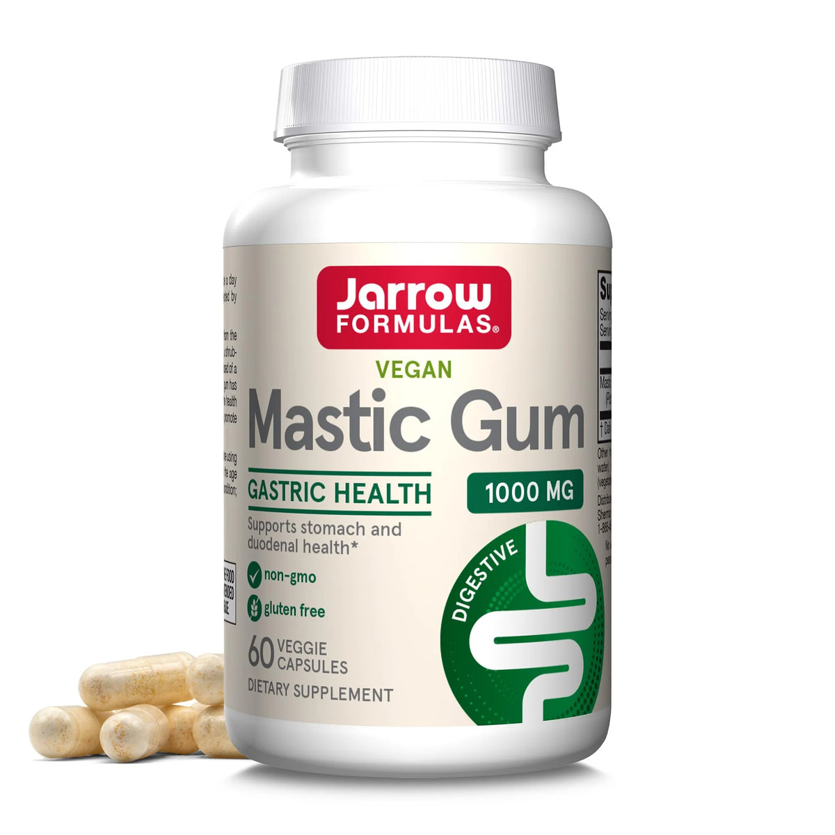 Mastic Gum 1000 mg 60 Veggie Capsules Dietary Supplement K342