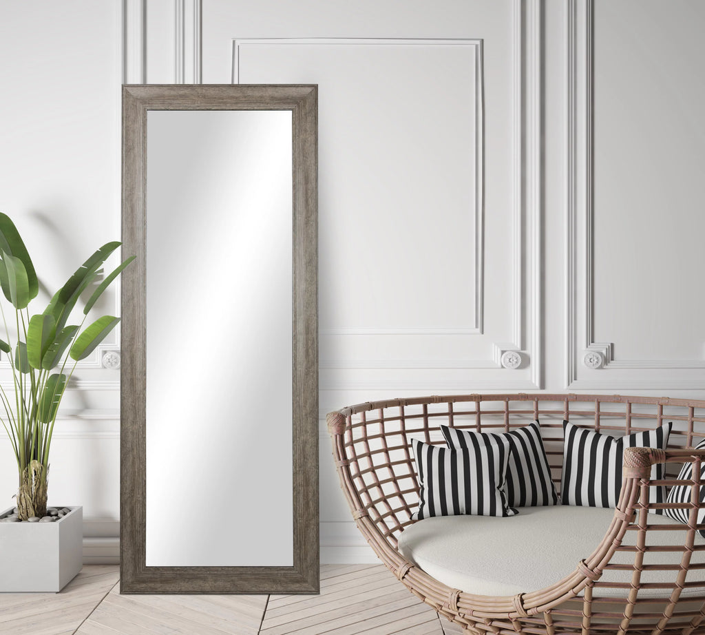 27 x 70 Rectangular Full Length Gray Mirror Z637