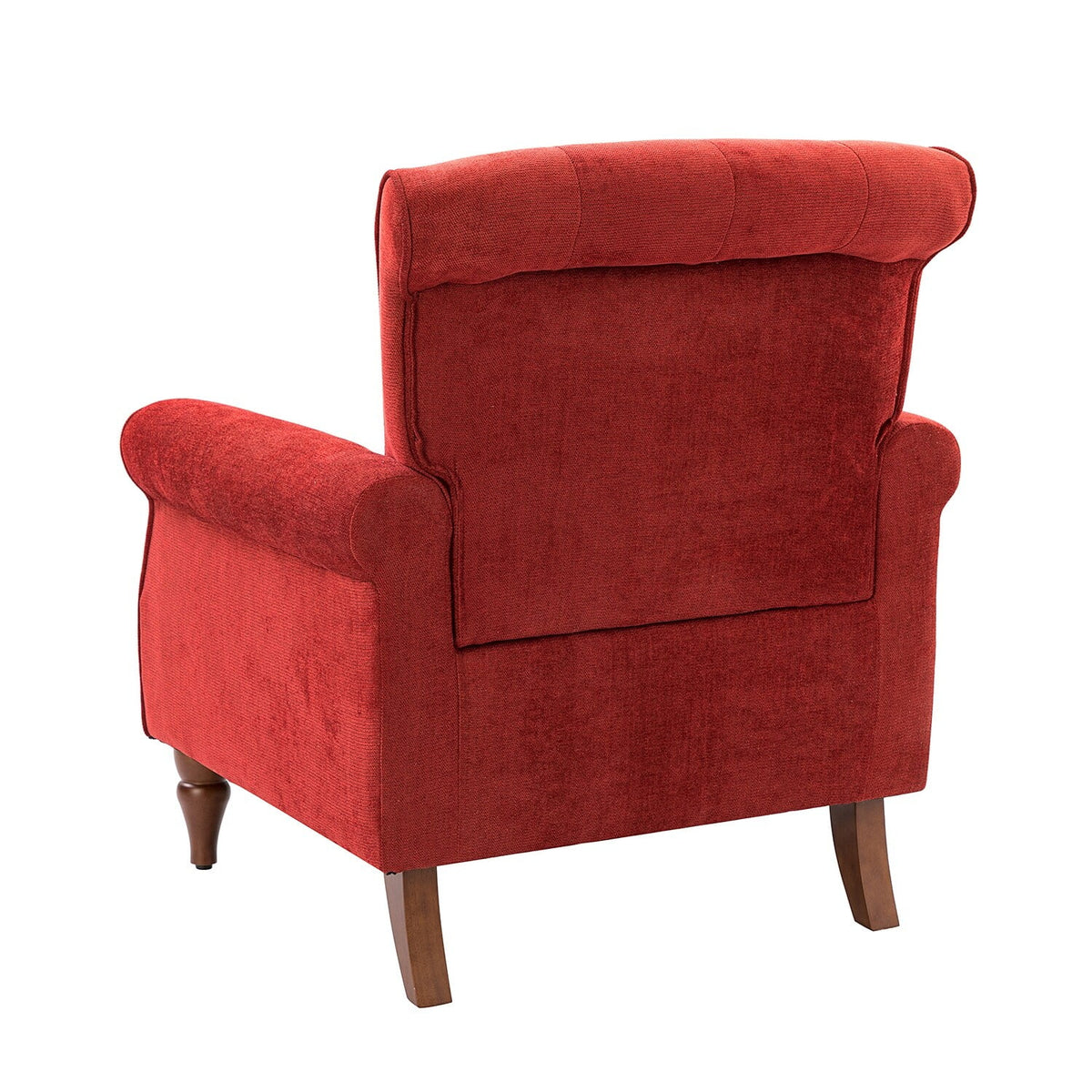 Red Upholstered Accent Armchair Set of 2 E937175