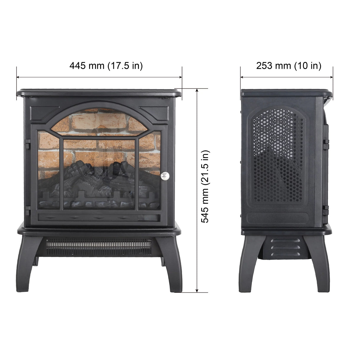18 Inch 3D Infrared Electric Stove with Remote Control M256112