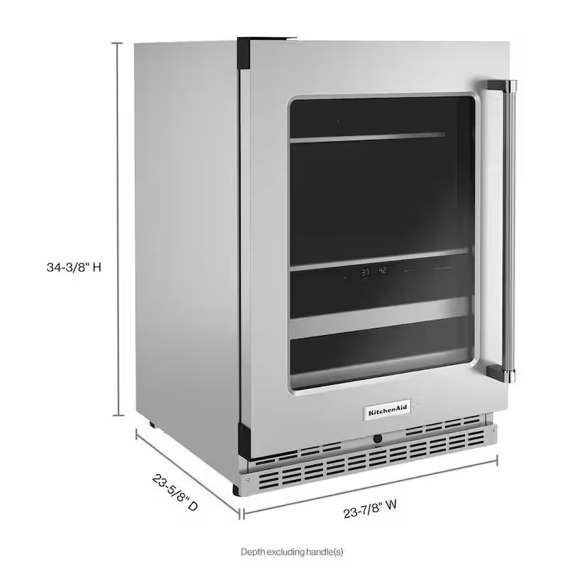 14-Bottle Beverage Cooler in Stainless Steel R5059