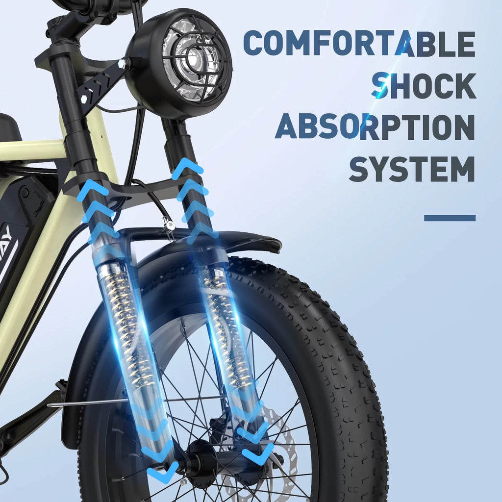 750W Electric Bike 20X4.0 Fat Tire 48V 15Ah Battery A939780