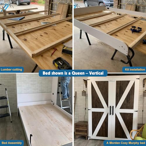 Queen Size Vertical Murphy Bed Kit K10815