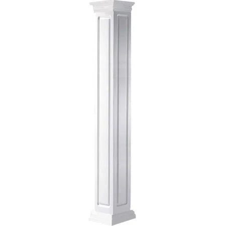 10 inchw x 12&H Square Non-Tapered Raised Panel Column O106