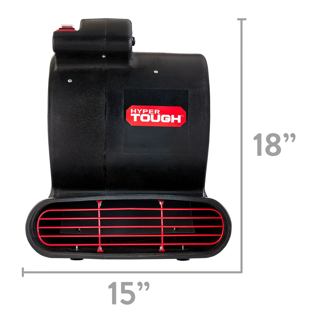 1/4 HP 2-Speed Utility Fan Air Mover Black V562458