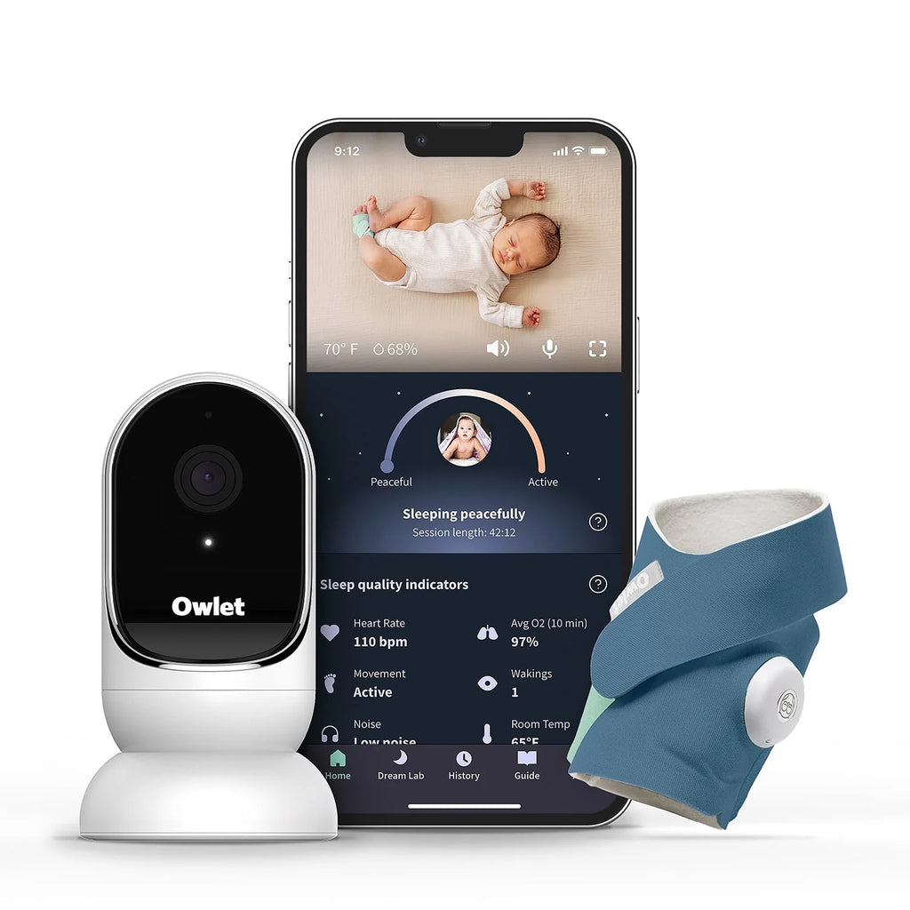 Portable Video Baby Monitor with HD Camera and Heart Rate Tracker U63648