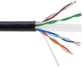 Cat6A 1000 Foot Solid Bare Copper 23AWG 4 Pair UTP Ethernet Cable White Z869