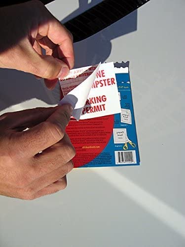 Windshield Sticker Applicator 4 inch x 6 inch Sheets Pack of 2 H304358