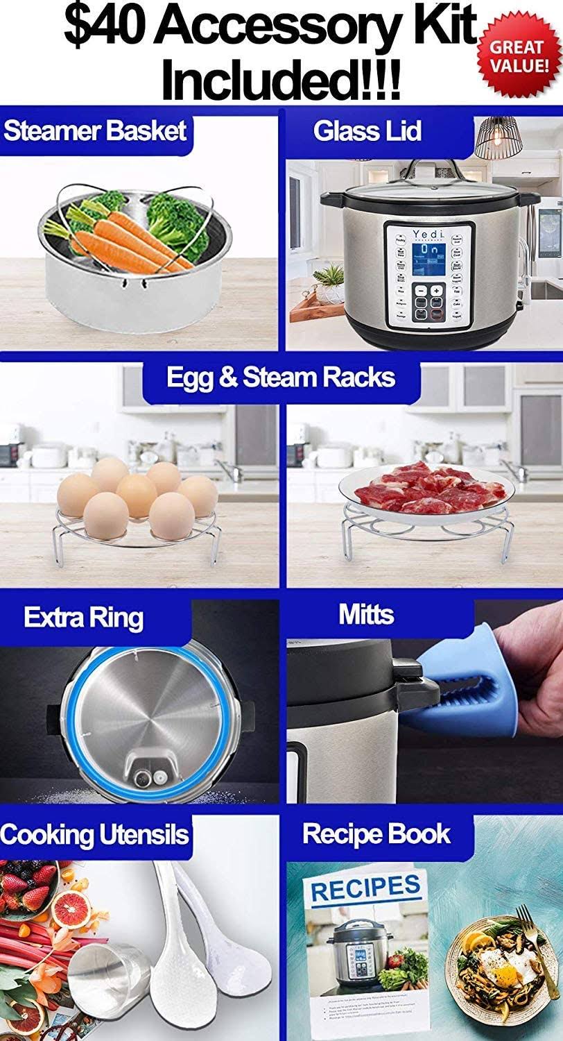 9-in-1 Programmable Pressure Cooker 8 qt I813400