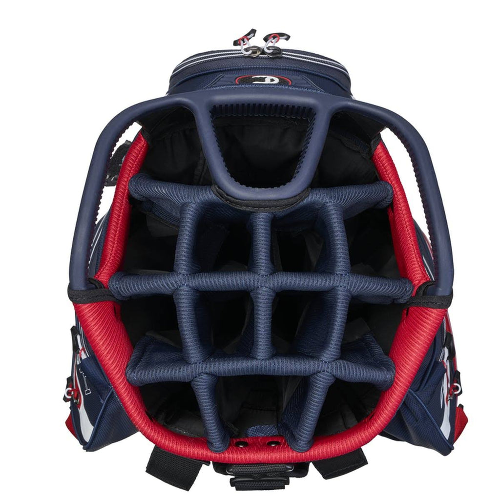 Golf Cart Bag White Navy Flag F671
