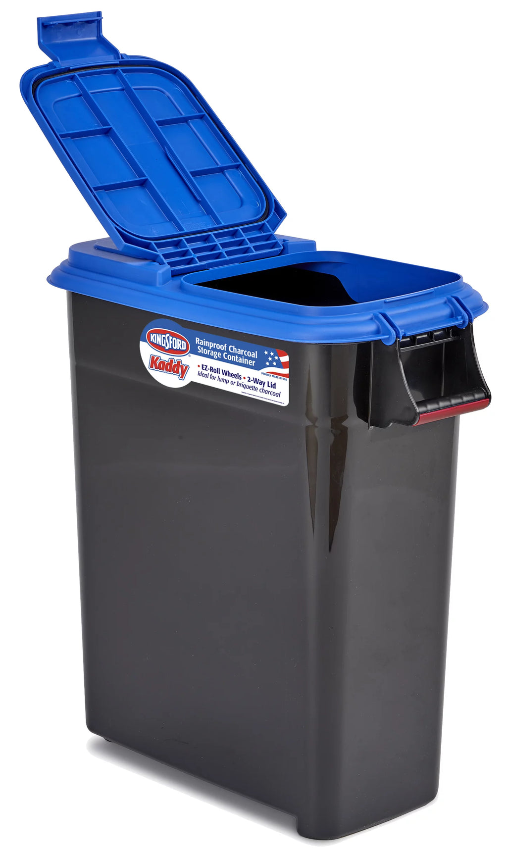 Plastic Charcoal Dispenser with Blue Lid F6348