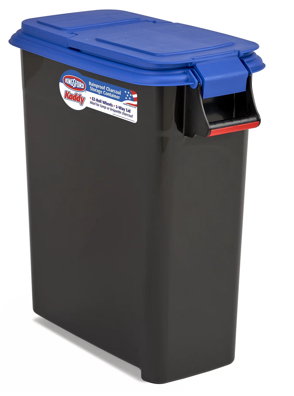 Plastic Charcoal Dispenser with Blue Lid F6348
