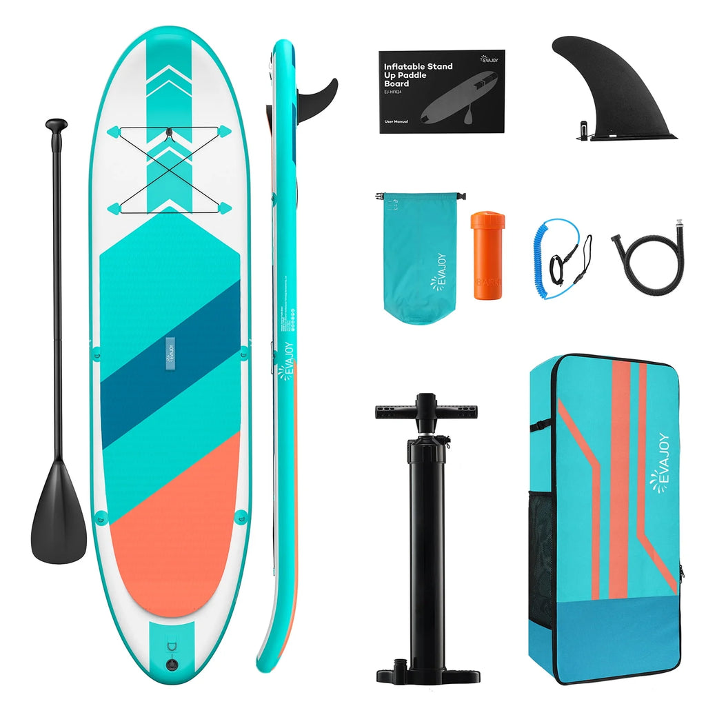 10.8 ft Inflatable Stand Up Paddle Board with Pump J733