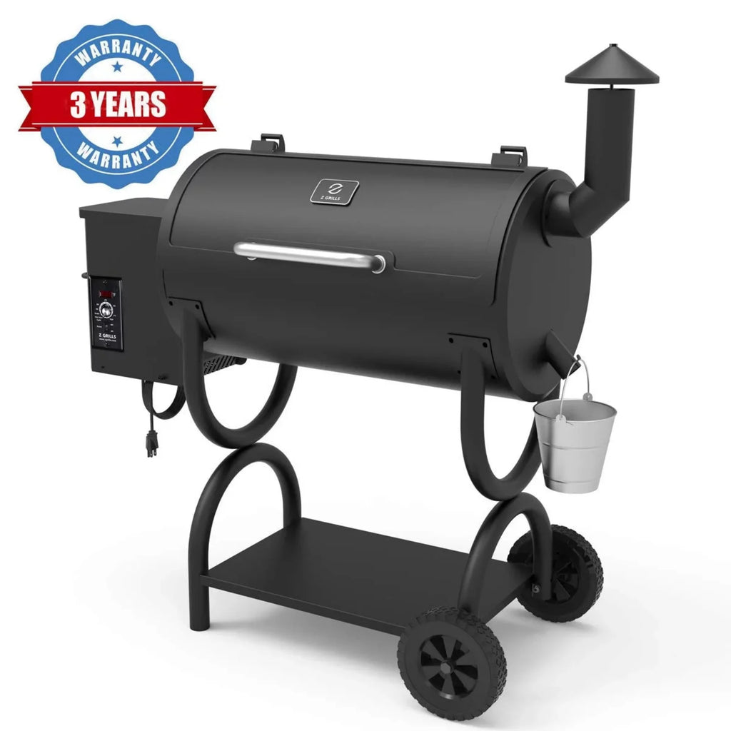 Wood Pellet Grill & Smoker 8-in-1 with Automatic Temperature Control T261111