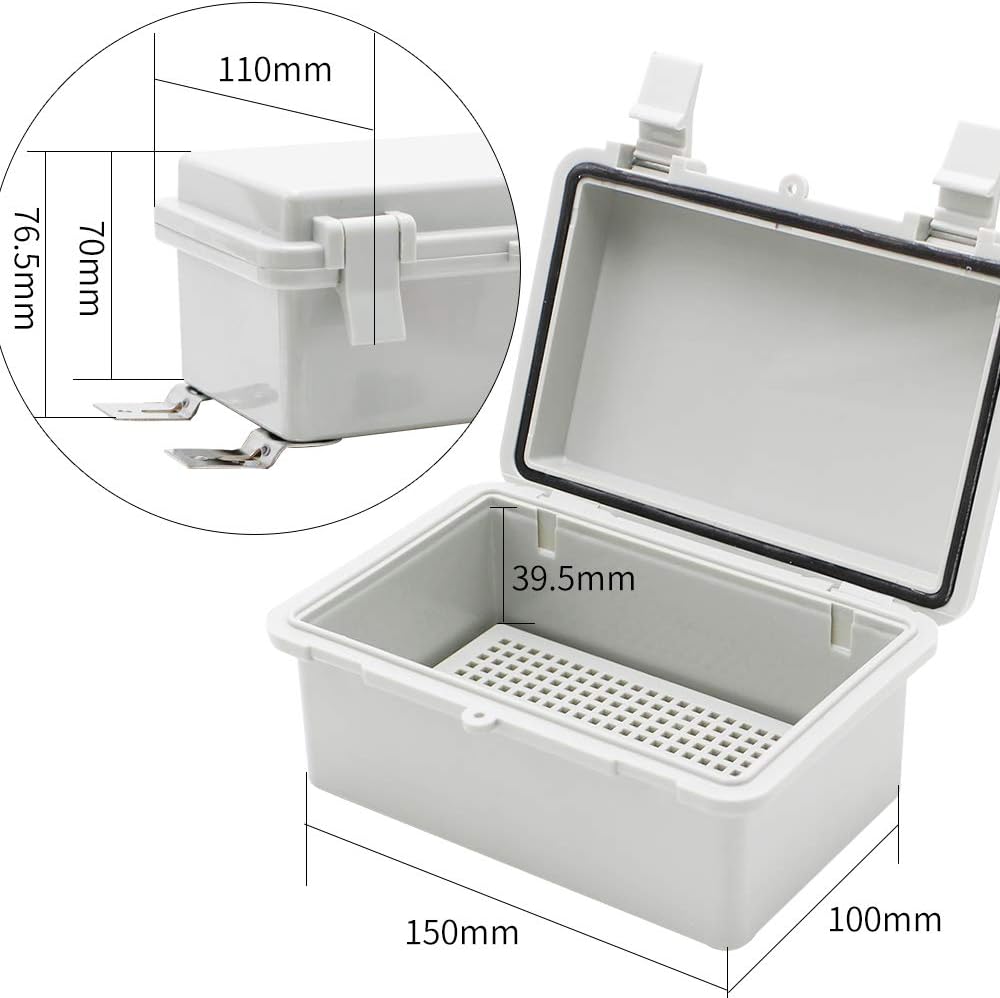 Waterproof Electrical Box with Lock and Wall Bracket D89728
