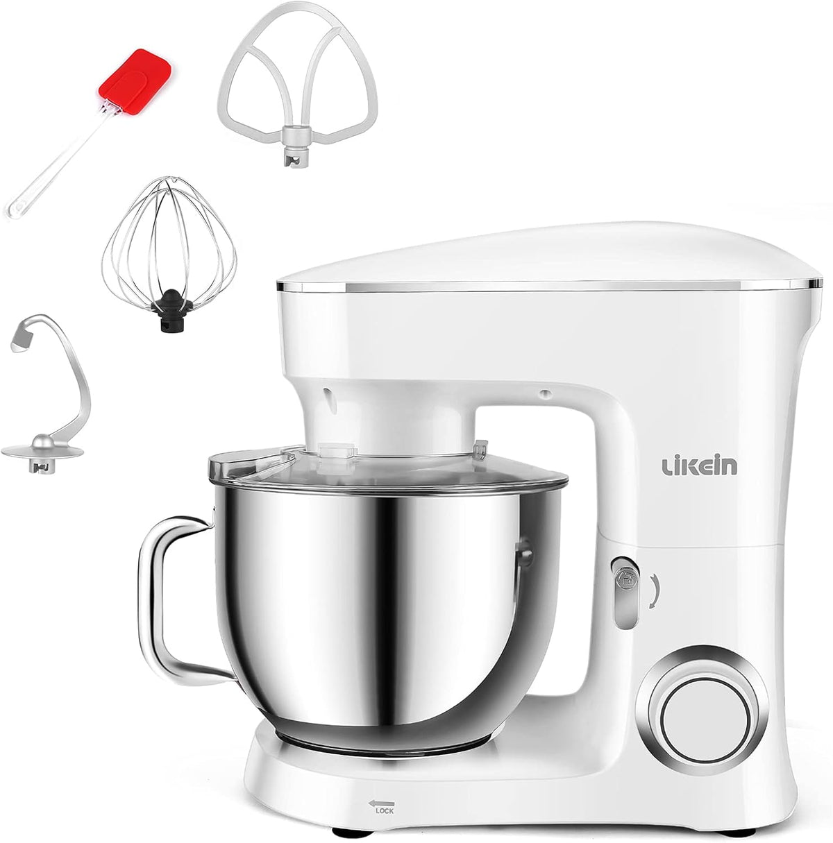 7.4QT 660W White Electric Stand Mixer E559208