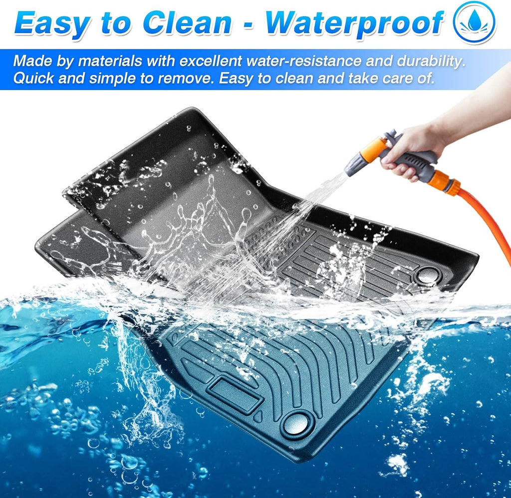 All Weather Floor Liners 1st and 2nd Row Carpet Protection Mat Set O271998