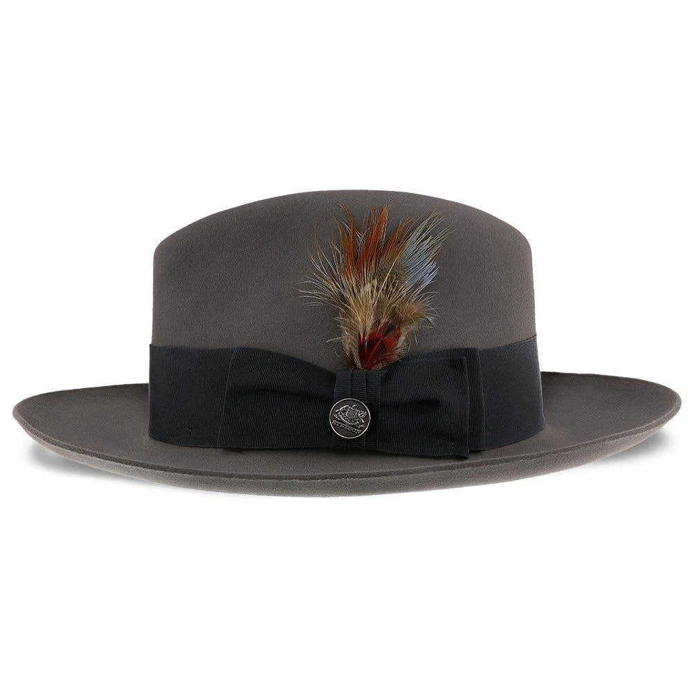 Beaver Fur Felt Fedora Hat F8598