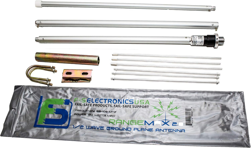 25W Transmitter + Cable + 1/2 Wave Antenna with Built-in SWR Meter R6282