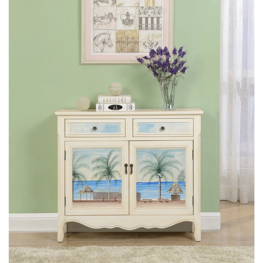 Two Drawer Two Door Cupboard M8859