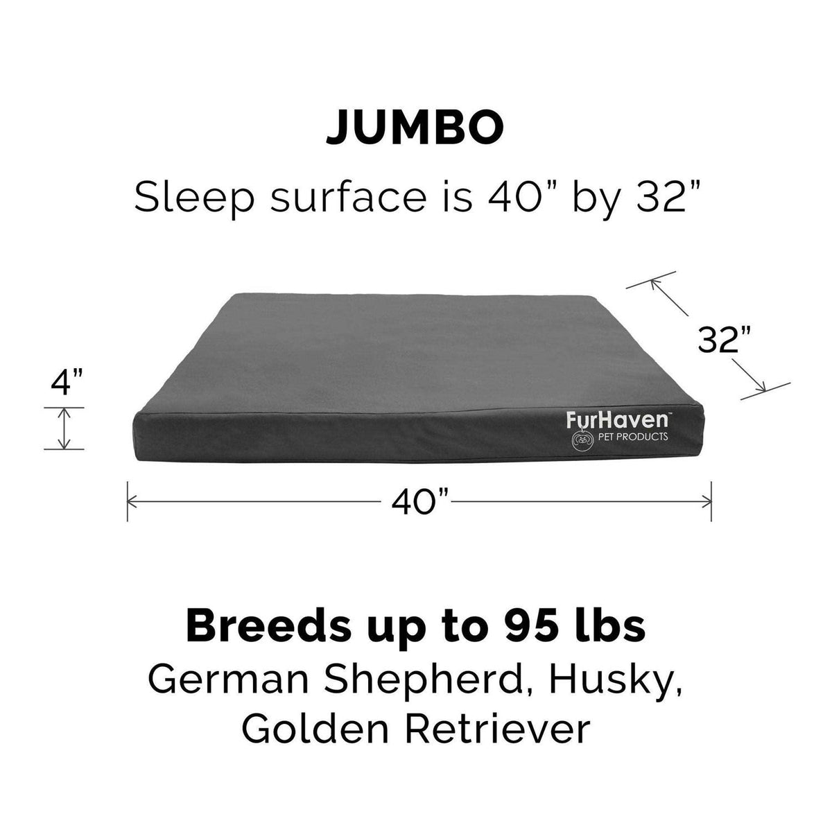 Oxford Indoor/Outdoor Orthopedic Pet Bed I928