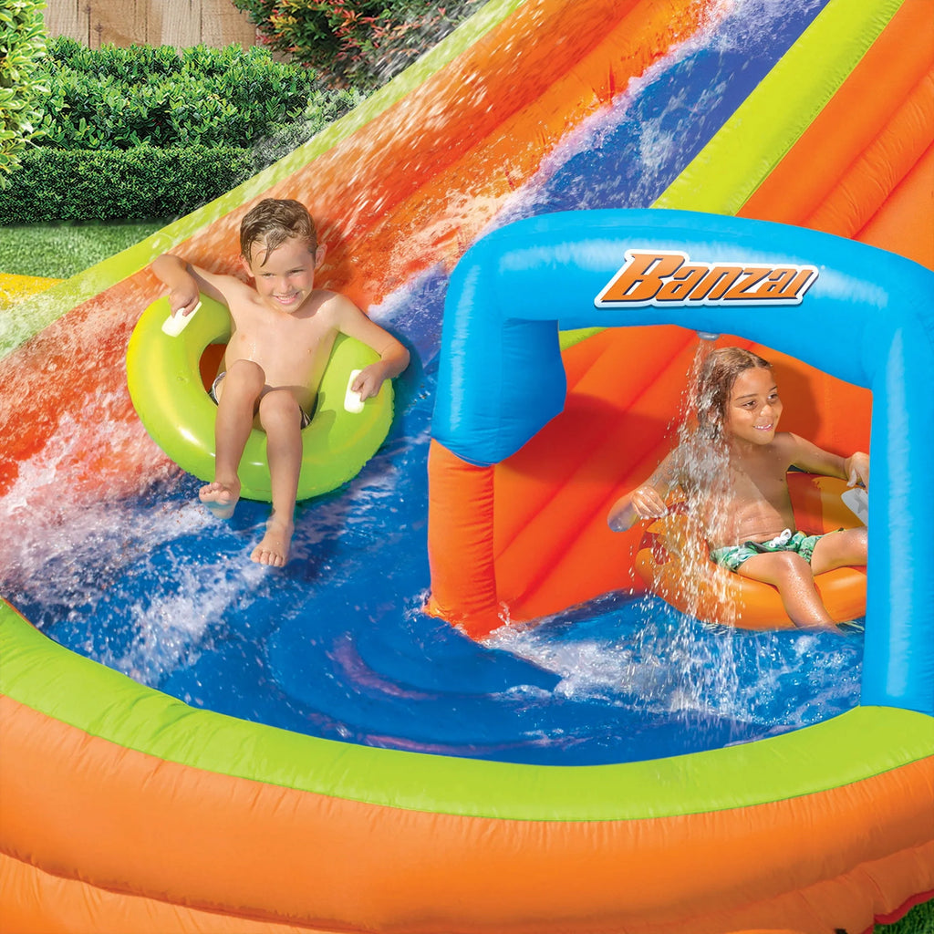 Inflatable Water Park Slide and Splash Pool D634