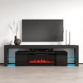 79 High Gloss Fireplace TV Stand T704214