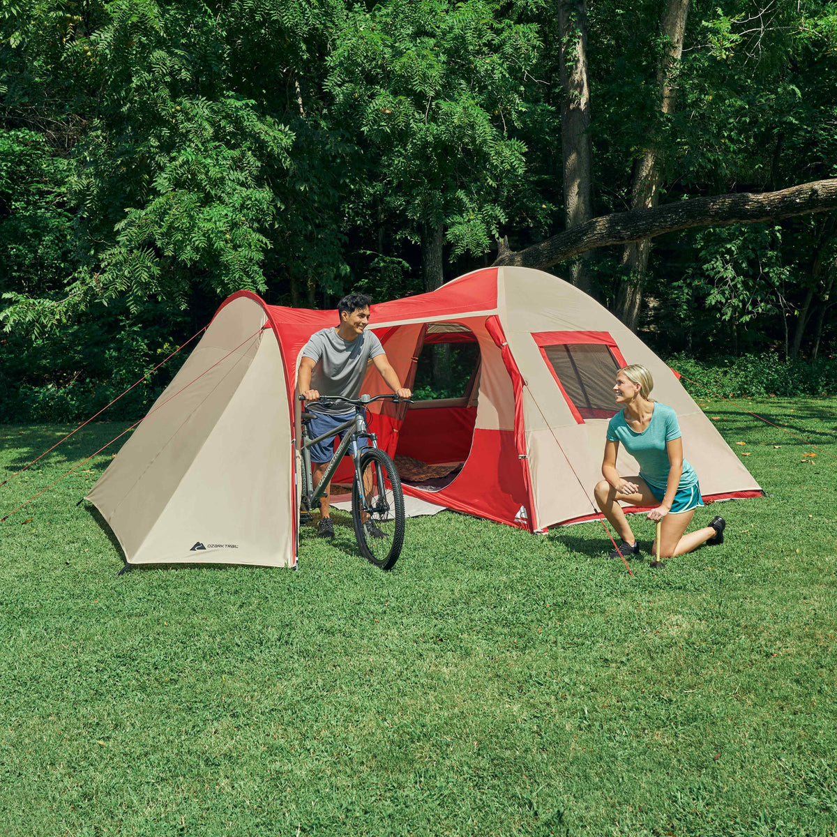 6 Person Dome Tent with Sitting Area 15 ft. x 11 ft. B5950